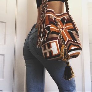 Large Handwoven Wayyu Bucket Bag